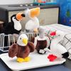 Simulation Pelican Plush Keyring Stuffed Animal Swan Stuffed Doll  Christmas Gift