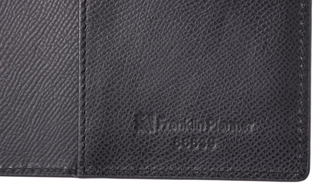 Franklin Planner Color Noblesse IV Binder, Compact, 20mm, Black, 86639