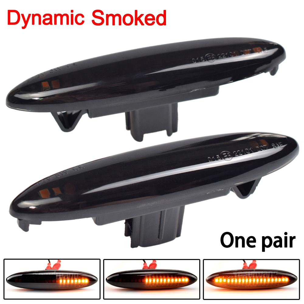 For Lexus IS250 IS350 SC430 Toyota MARK X REIZ CROWN UZZ40 Highlander Camry ACV40 Dynamic LED Turn Signal Side Marker Light 2pcs