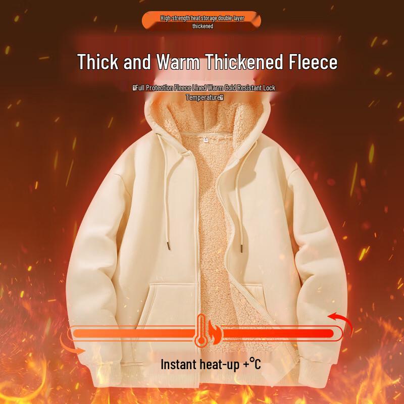 JEANSWEST CLUB Men's Heavyweight Fleece Lined Hoodie