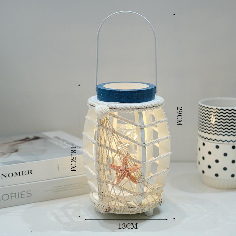 Креативная светодиодная средиземноморская ночная гирлянда-фонарик для дома, персонализированное украшение для внутренней спальни