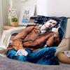 Retro Cool B-Bob Dylan Merchandise Blanket Fleece Home Popular Singer Throw Blanket Cozy Ultra-Soft for Couch Quilt