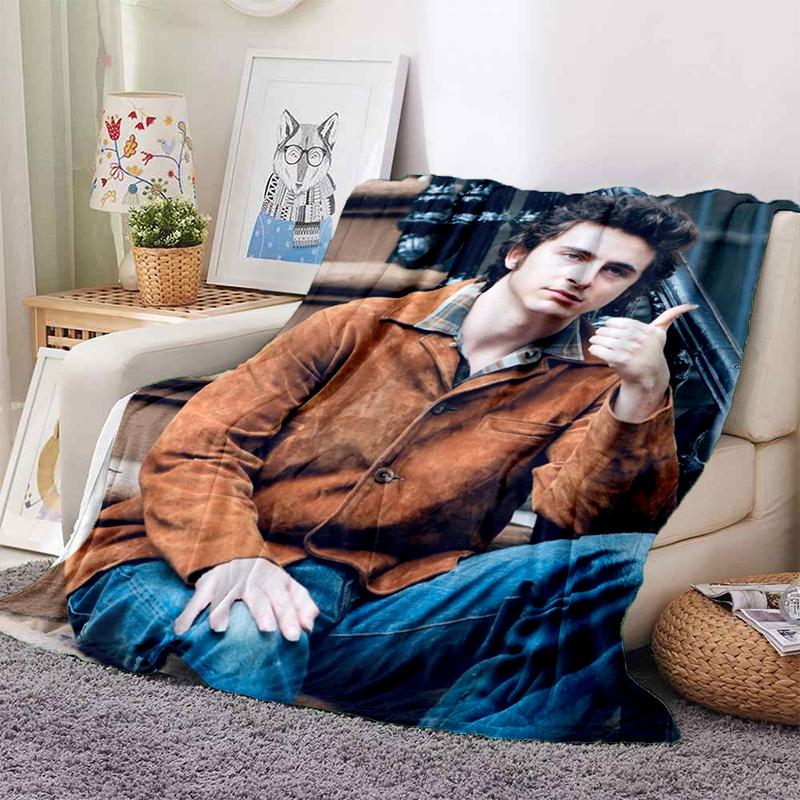 Retro Cool B-Bob Dylan Merchandise Blanket Fleece Home Popular Singer Throw Blanket Cozy Ultra-Soft for Couch Quilt