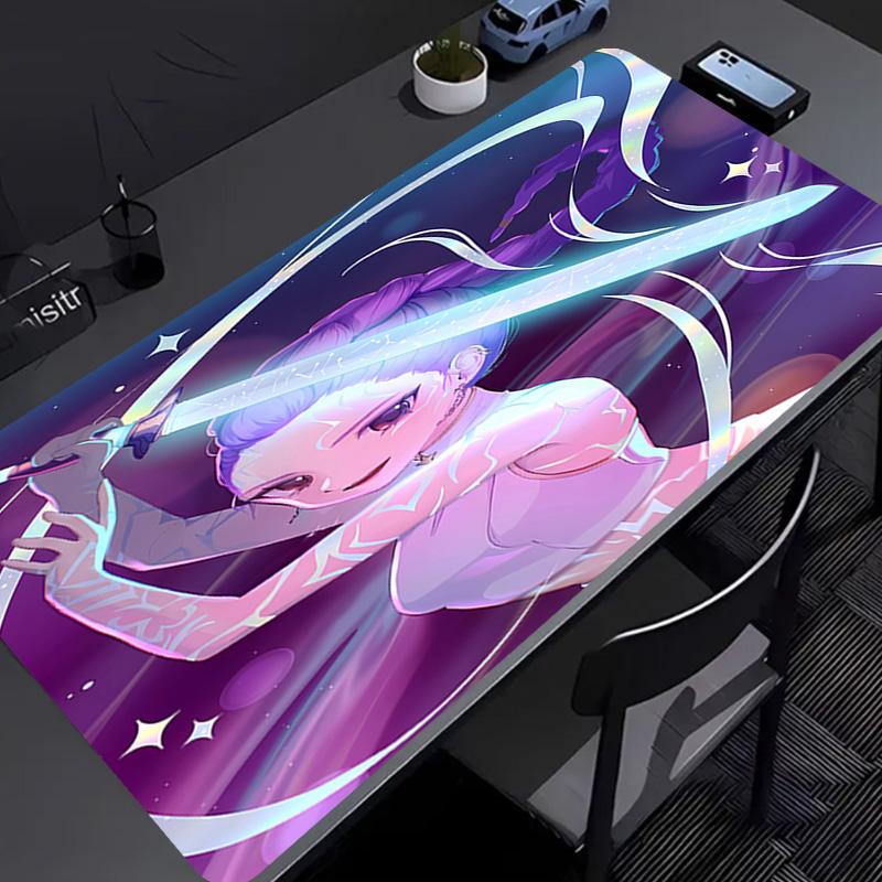 Kpop Hunter6 Mouse Pad - Non-Slip Rubber Base, Smooth Surface for Work,Gaming,Office,And Home Use, Desk Mouse Pad