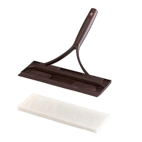 Yamazaki Sangyo Window Glass Screen Wiper, Satto, Brown, 134960