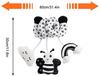Car Seat Spiral Plush Toys, Crib Toys Spiral Activity Toy Built-in BB Device & Rattle & Sound Box, Newborn Sensory Toy Best Gift for 0 3 6 9 12 Months
