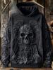 Herren Halloween Dunkler Stil Pullover Hoodie 3D Druck Herbst Winter