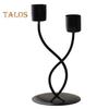 Taper Candle Holder Metal Curved Candle Holder Table Centerpiece Tapered Pillar Candles Holder for Wedding Festive Decor
