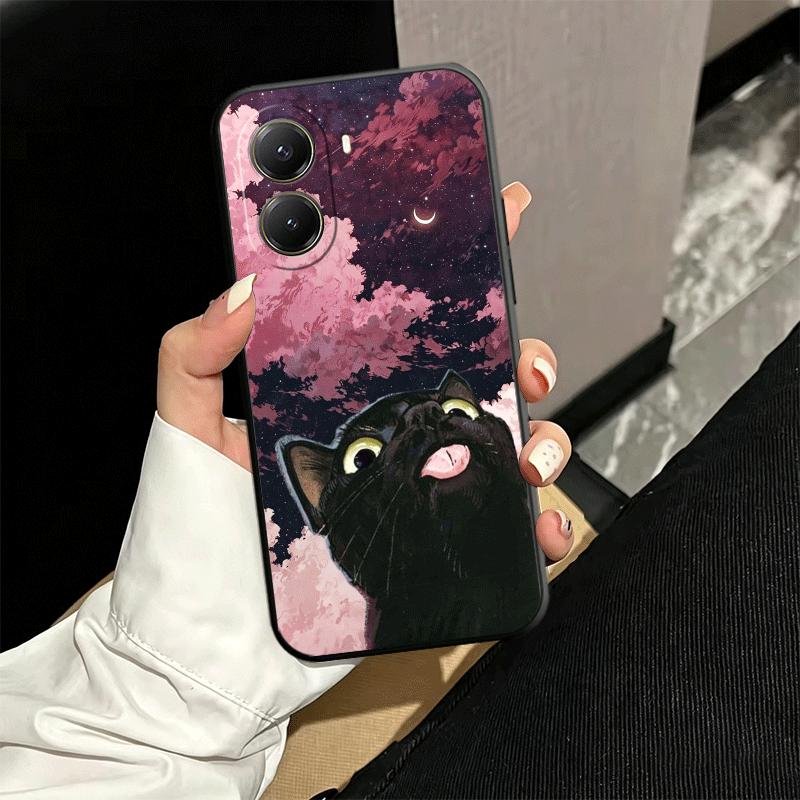 Cat Cute Kitten Cartoon Soft Phone Case for Xiaomi Poco X5 X6 X7 X8 Pro Max X3 F7 F8 Ultra M8 M7 M6 M5 Redmi 15 15C 14C 13C 12C