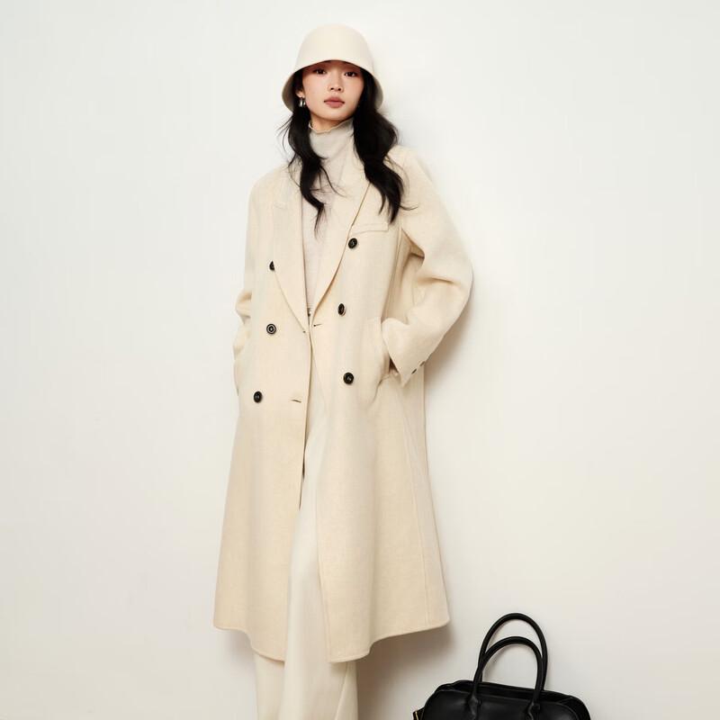 Elva' Island Women's Double-Faced Wool Coat