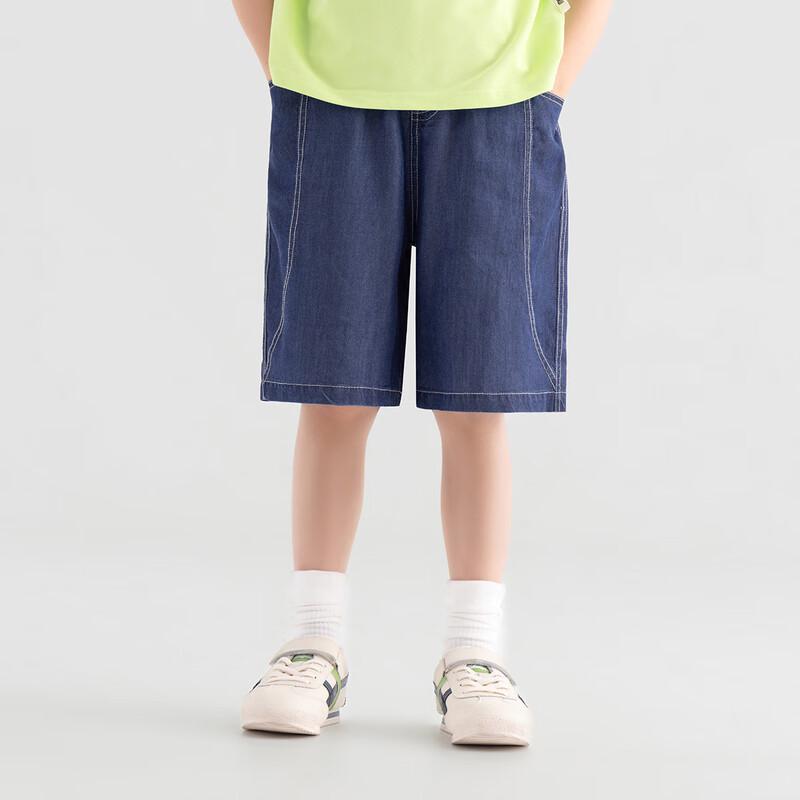 Duoduojia Boys' Summer Lyocell Denim-Look Shorts
