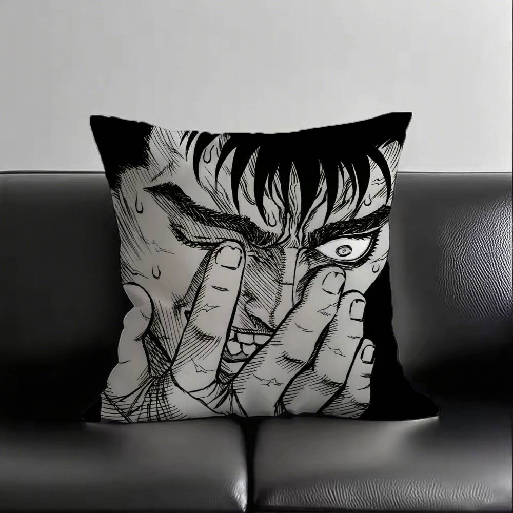 1pc Anime B-Berserk Pillow Case Fashion Square Pillowcase Bedroom Sofa Room Ins Decoration Leisure