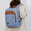 Unisex Large Capacity Laptop Backpack – Lightweight & Stylish Carry-On Bag for Business Trips & Commute