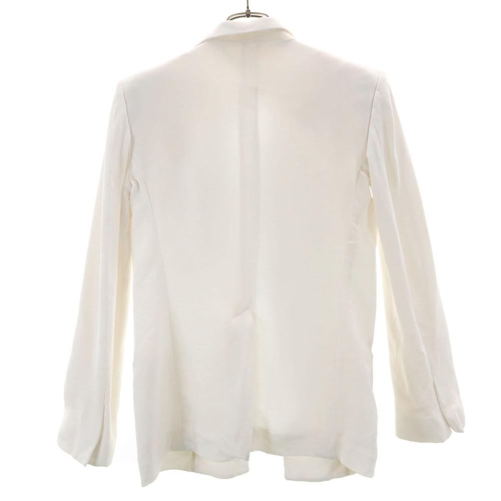Celine Jachetă cambrată cu mâneci lungi 38 Alb sistem Femei Folosit
