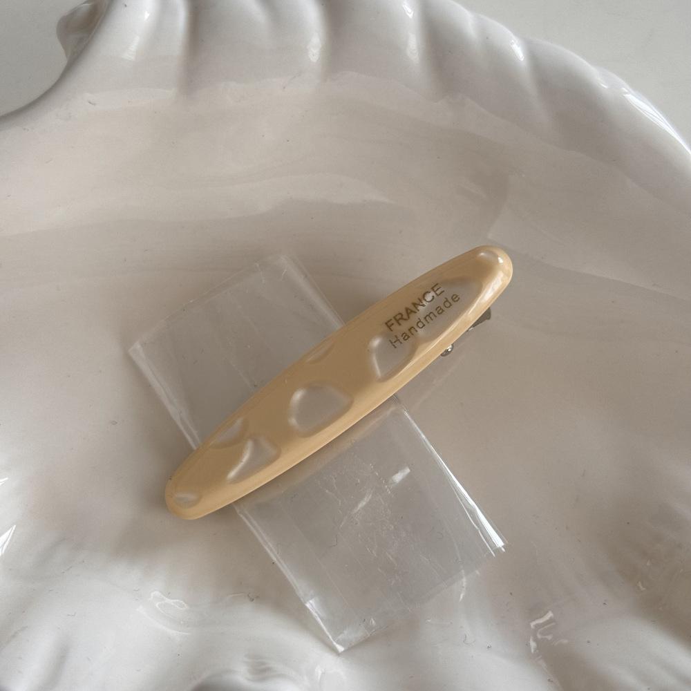 Retro Design Oval 6,2 CM Weidenblatt Haarspange Einfache Essigsäure Entenschnabelspange Seitenclip Kopfschmuck Pony Haaraccessoires