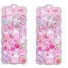 DIY 3D Niedlicher Hasen-Pfirsich-Aufkleber Kawaii Tieraufkleber - Squishy Fidget Aufkleber für Handyhülle Scrapbook, Lustiges Stressabbau-Geschenk