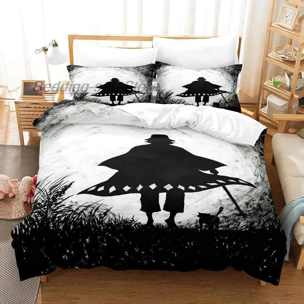 New Bleach Urahara Kisuke 3D Anime Bedding Set Single Twin Full Queen King Size Duvet Cover for Adult Kid Bedroom