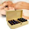 Wooden Storage Box Solid Wood Essential Oil Bottle Storage Case Essential Oil Packing Box Perfume Bottle Nail Polish Organizer