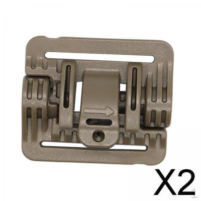 2x Plate Carrier Vest Quick Release Buckle Rapidly Open Connector Set Hunting Accessories