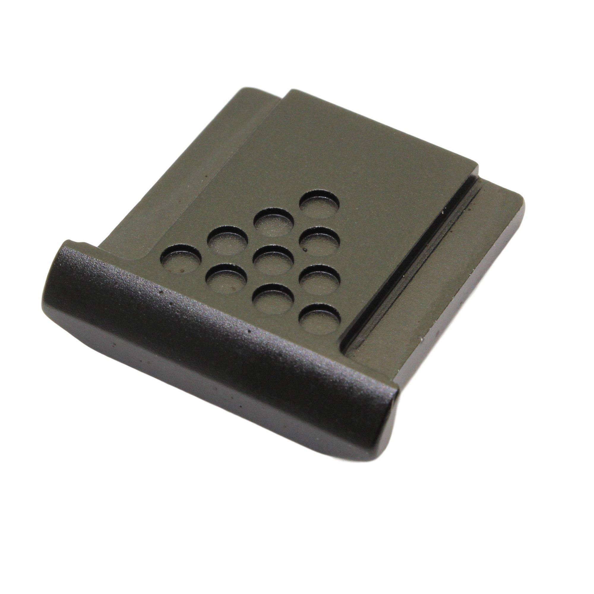 

Metal Hot Shoe Cover with Edge Black with and other dedicated hot shoe covers for Canon and Sony are available F-Foto Guards, (Compatible Nikon,