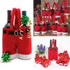 Merry Christmas Socks Sacks Christmas Decoration Candy Bag Wine Bottle Holder Santa Pants Gift Bag