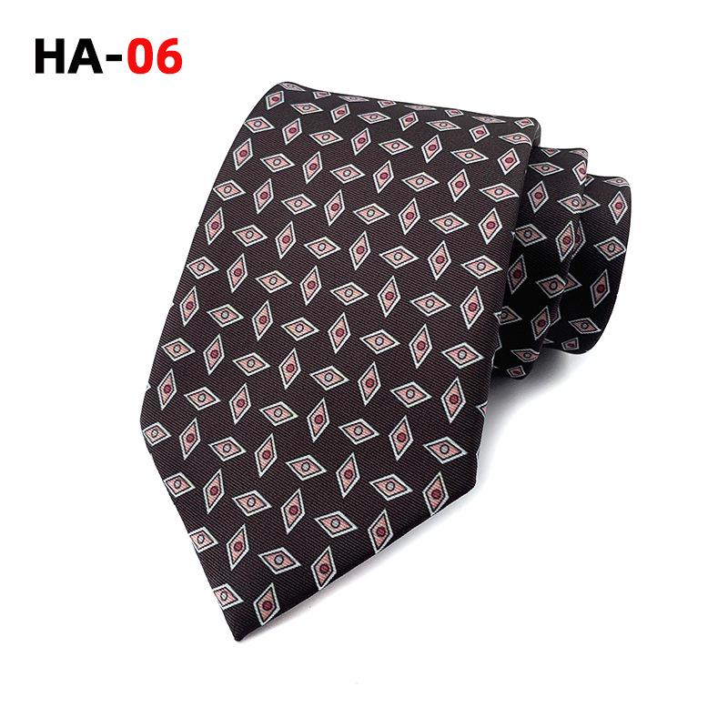 Mode Retro Druck Imitation Seide Stoff Herren Krawatte