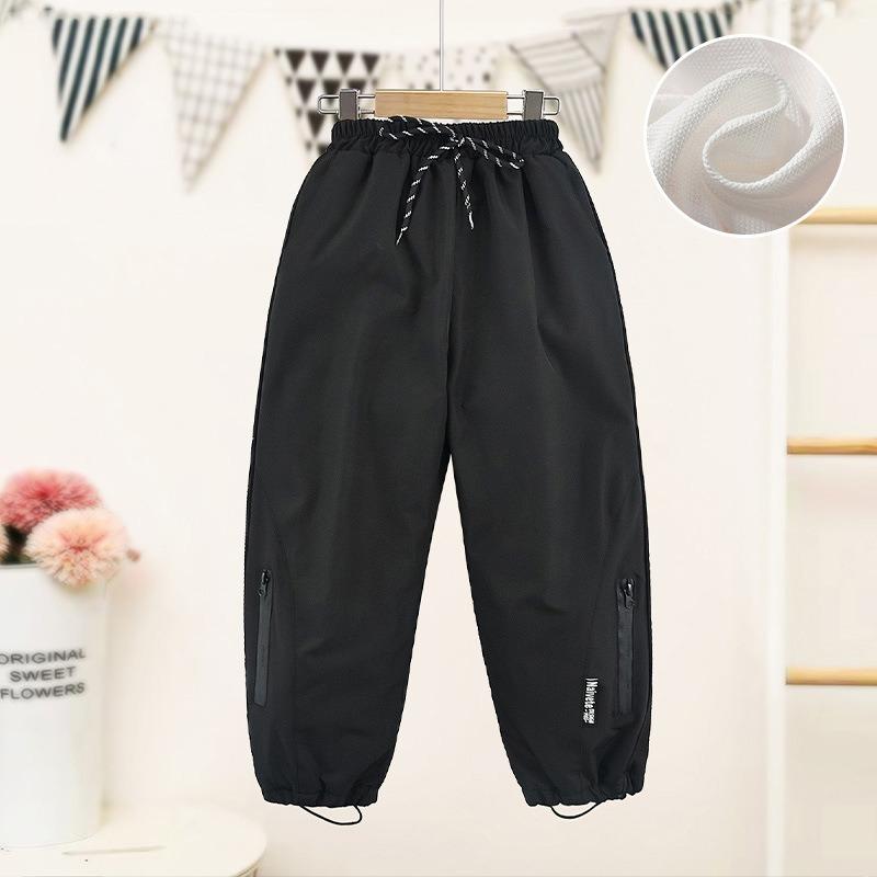 Boys Kids Waterproof Windproof Loose Casual Long Pants Children Outdoor Trousers