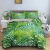 Tropical Plant Leaves Luxury Cozy Comfortable Duvet Quilt Cover Pillowcase Bedding Set Children Bedroom Decoration Home Textile