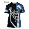 Fashion Beautiful Hockey Sports Men's T-shirts Short Sleeve 3D Printed Street Male Oversized Tops Man Clothing Casual Tees