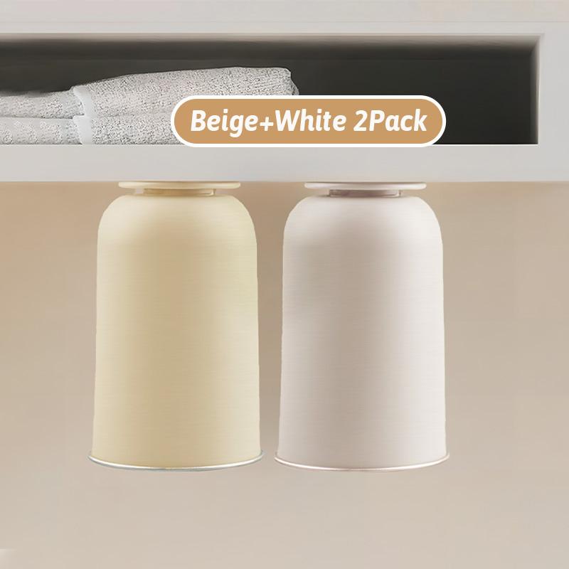 New Magnetic Toothbrush Cup Stainless Steel Sleek Minimalist Design Dual Function Rinsing/Drinking Drainage Dustproof Anti-Scale