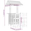 3 Piece Garden Bar Set Solid Acacia Wood