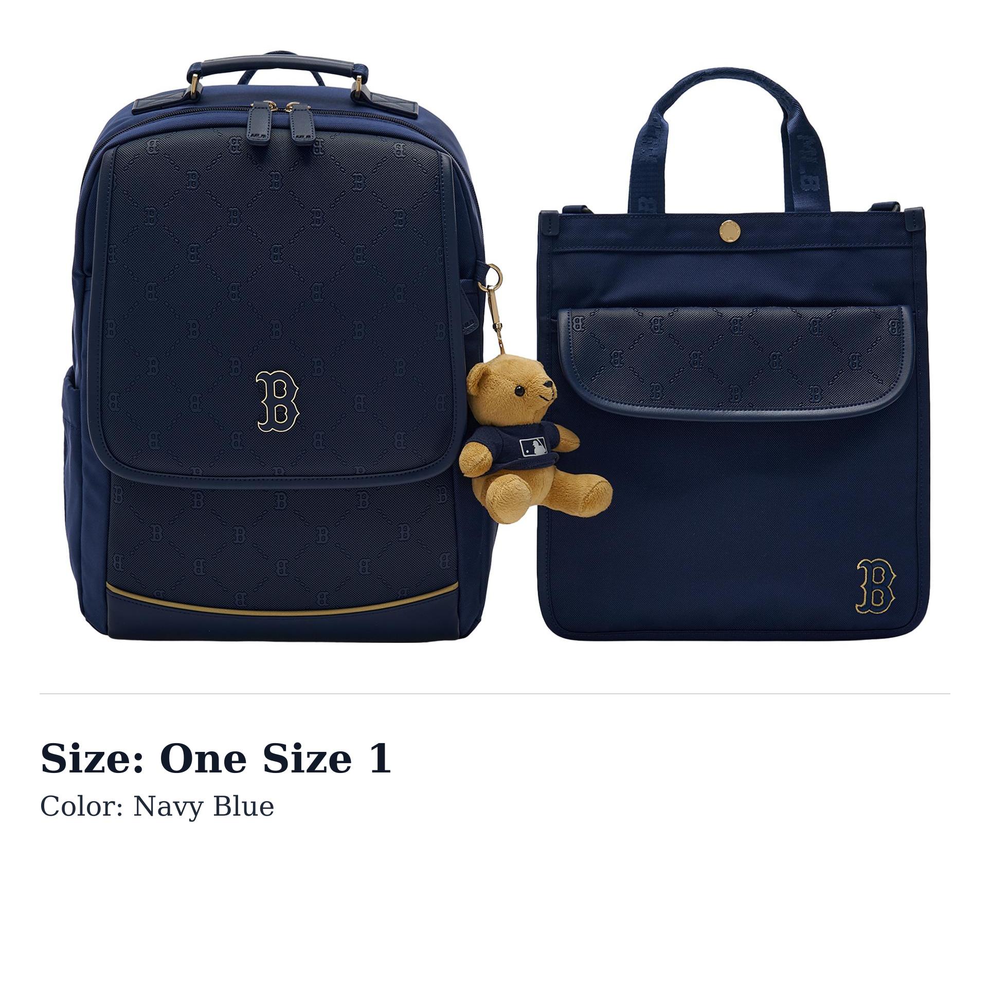 MLB Nylon Backpack Regular Mens Marine Blue 7ABKMD14N-43NYD One Size 1 темно-синий