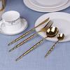 8/12/16/20/32 Pieces Gold Tableware Stainless Steel Cutlery Set Sliver Dinnerware Knife Fork Spoon Set For Home Kitchen Utensils