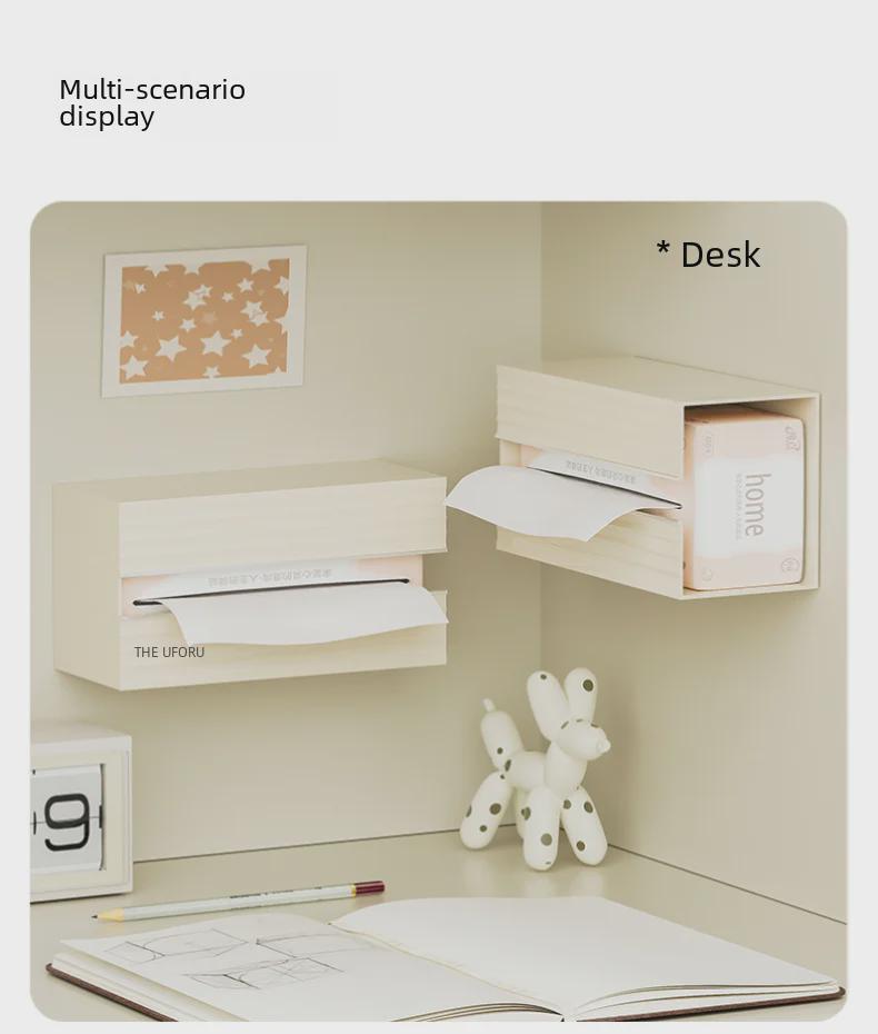 Luxurious Multi-Function Tissue Box: Non-Slip, Large Capacity, Perfect for Bathroom or Living Room