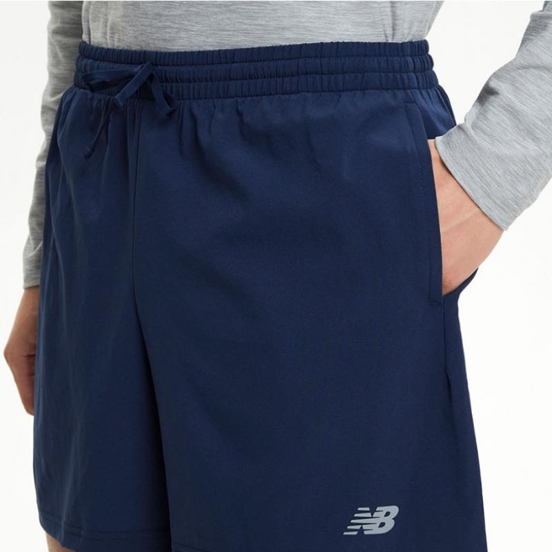 New Balance Nbnvf26201 Men Sports Essentials 4 Part 2 In 1 Woven Shorts  Navy 