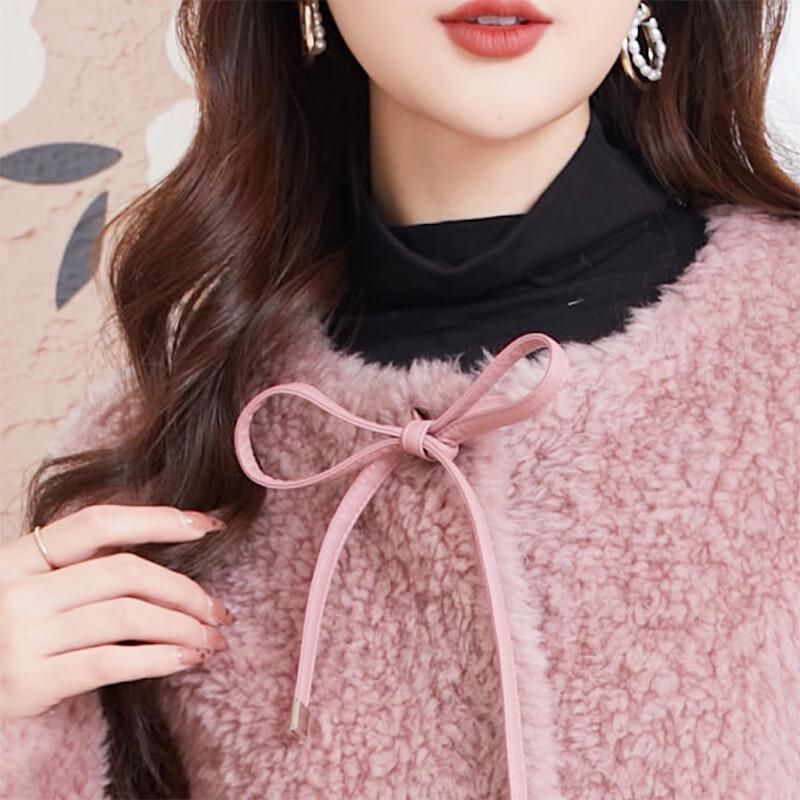 KAISER Women's Petite Fragrance Style Shearling Wool Jacket