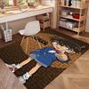 Detective Conan Print Rug, Washable Floor Carpet, For Entryway Dorm Laundry Room Office Study, Home Decor Birthday Christmas Gift