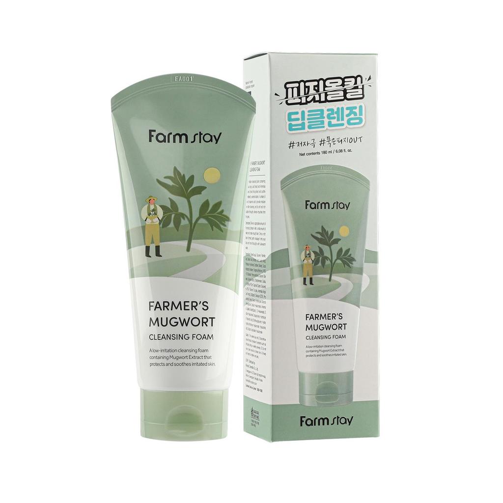 Farmstay Farmers Mugwort Cleansing Foam 180ml