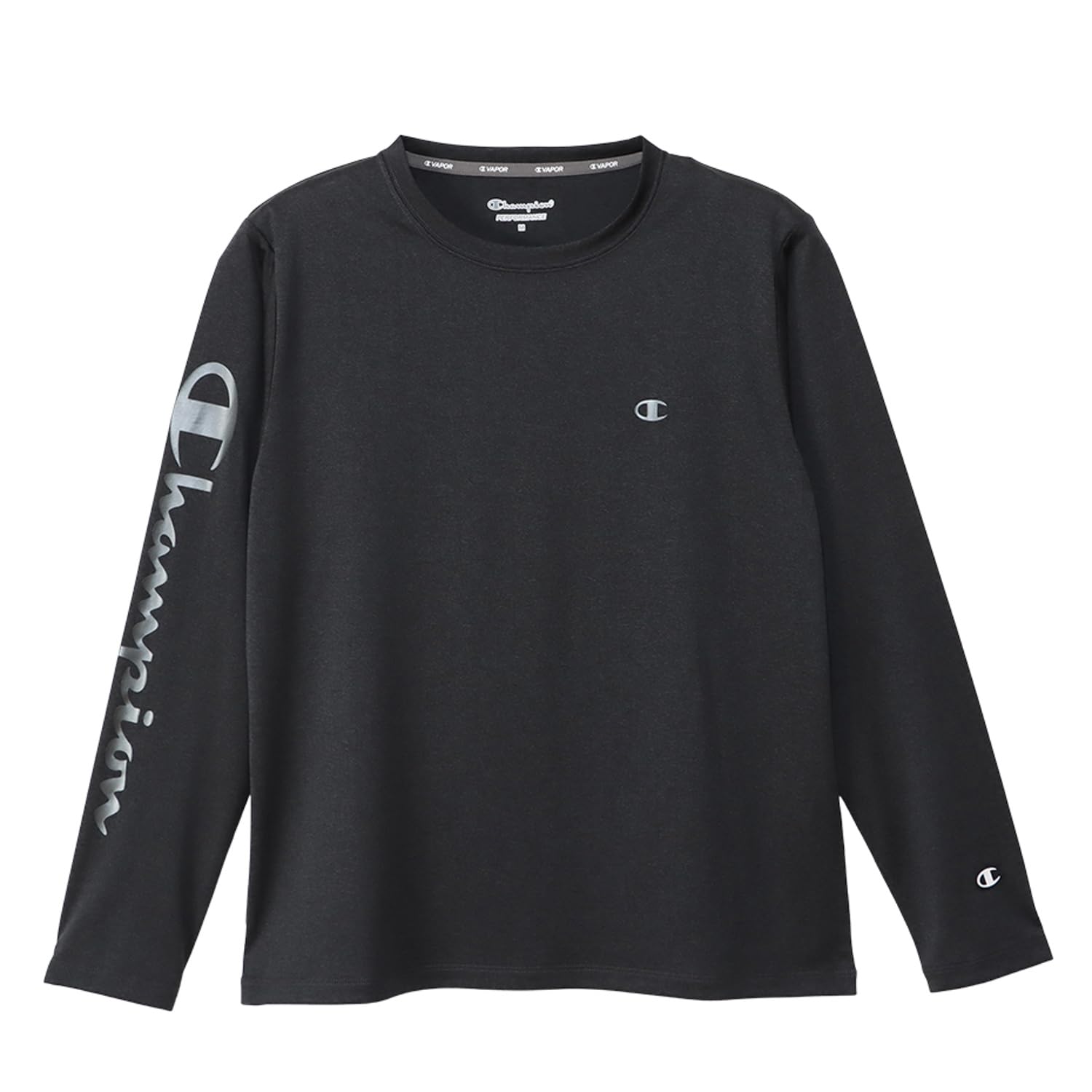 

Длинный рукав Длинный круглый антибактериальный и запах Быстрый УФ-текстуры Длинный рукав L [Champion] Футболка, Рукав, Шея, Устойчивый, Сушка, Защита, Логотип, чёрный