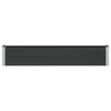 Raised Garden Bed Black 200 x 30 x 36 cm