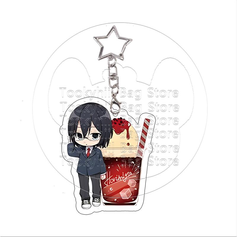 Horimiya Acryl Schlüsselanhänger Kyoko Hori Miyamura Ayasaki Taschenanhänger Zubehör Kawaii Kollektion Anhänger Yanagi Geburtstagsgeschenk