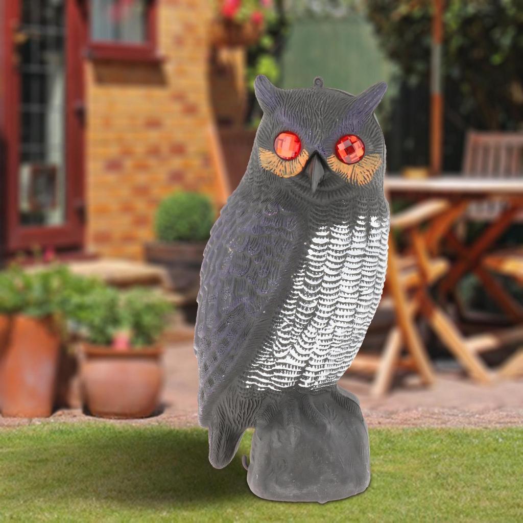 Falsche Eule Lockvogel Jagd Abschreckung Vogel Abwehrer Taube Katze Krähe Abschreckung Repeller Schädlingsbekämpfung für die Jagd