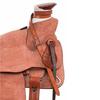 Rough Out Western Leather A Fork Wade Tree Roping Ranch Horse Saddle