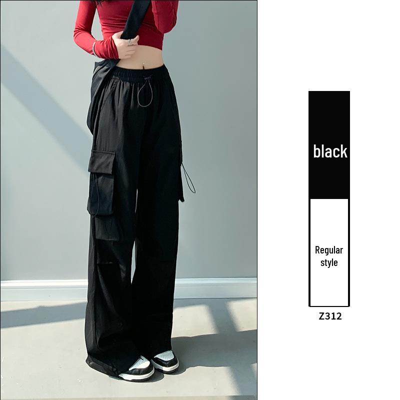 Women s 2026 Quick-Dry Windproof Wide-Leg Ice Silk Hiking Pants S (80-95 catty)