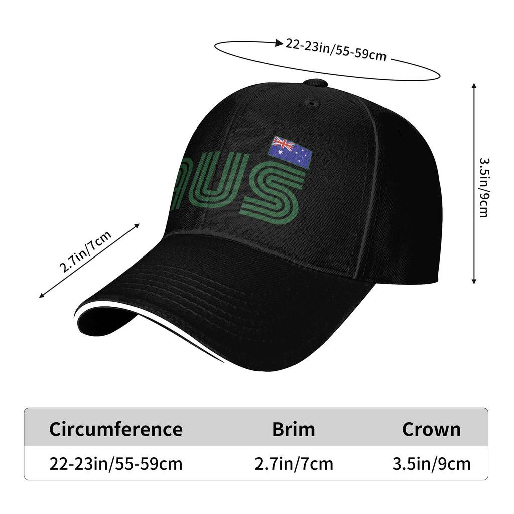 Australia Flag Retro International Country Australian Pride Casual Baseball Cap Outdoor Gym Hip Hop Hats Summer Baseball Caps