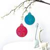7Pcs Christmas Silicone Resin Molds Round Epoxy Molds for Making Tree Ornaments Crafting and Jewelry Keychain Creation
