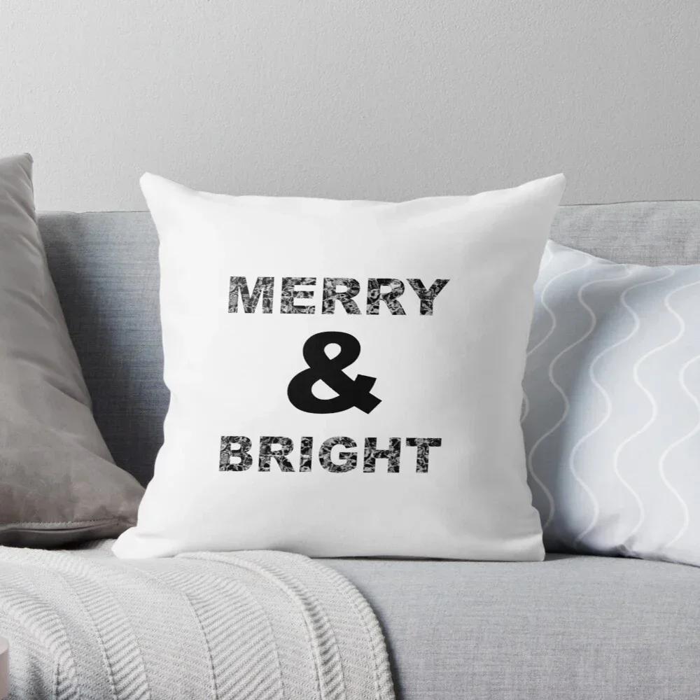 Merry Christmas Decorative Home Pillow Case Cushion Covers Autumn Nordic Simple Modern Living Room Sofa House Bed