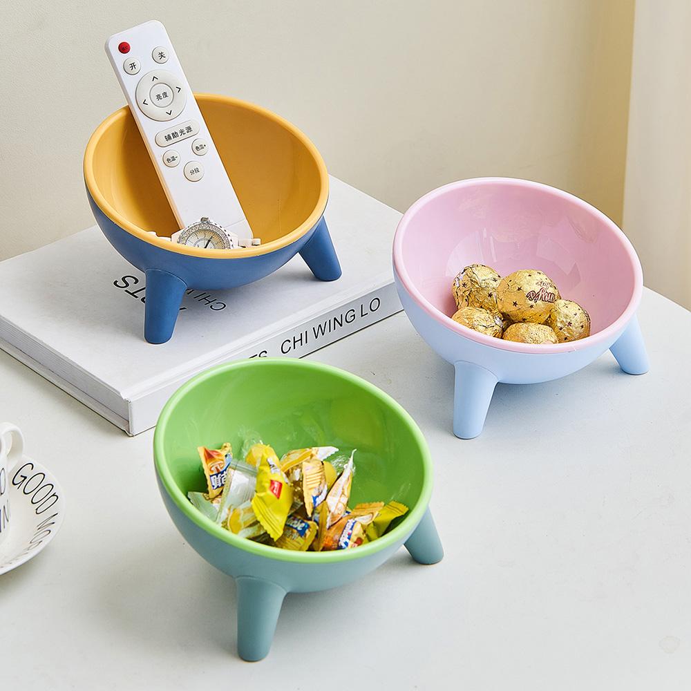 Süßigkeiten Snack Aufbewahrungsschale Teller Modernes Wohnzimmer Veranda Desktop Dekoration Verschiedenes Aufbewahrung Plastik Geschirr Tabletts Kreatives Geschenk