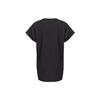 PINKO Letter Rhinestone Print Round Neck Straight Short Sleeve T-Shirt Women tops Black 103138A1P7-ZW1