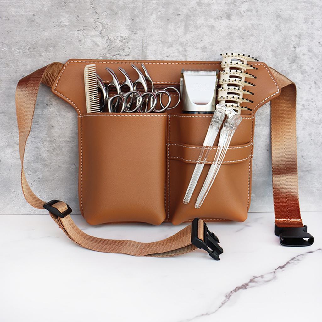 Bolsa para tesoura de cabeleireiro, kit de ferramentas para barbeiro, bolsa multifuncional para cabeleireiro